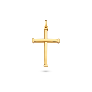 Pingente Cruz em Ouro Amarelo 18K