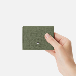 Porta Cartão Montblanc Sartorial Trio 4CC - Verde