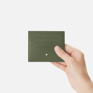 Porta Cartão Montblanc Meisterstück 6CC - Verde