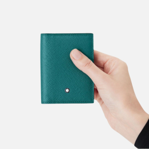 Porta cartões Montblanc Sartorial 4cc - Azul