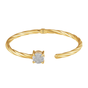 Pulseira com Diamantes em Ouro Amarelo 18K