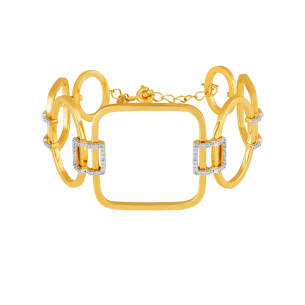 Pulseira com Diamantes em Ouro Amarelo 18K