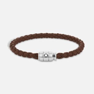 Pulseira Montblanc Medium, Soft Leather, Fauve Brown