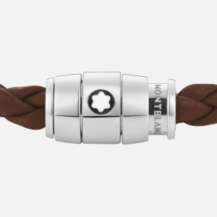 Pulseira Montblanc Medium, Soft Leather, Fauve Brown
