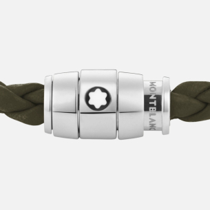 Pulseira Montblanc Medium, Soft Leather, Khaki