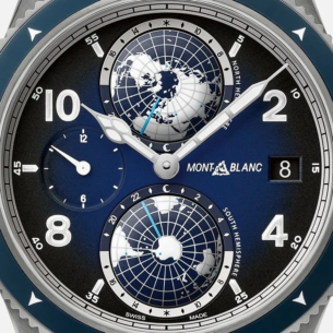 Relógio Montblanc 1858 Geosphere Azul