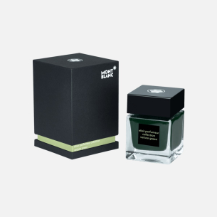 Frasco de tinta Montblanc 50 ml, Elixir Parfumeur, fragrância Vetiver, verde