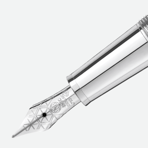 Caneta Montblanc Tinteiro Meisterstück Solitaire Doué Blue Hour Classique