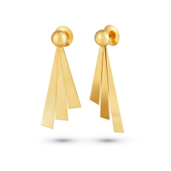 Brincos Espora Longa em Ouro Amarelo 18K