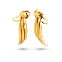 Earcuff Paisley em Ouro Amarelo 18K